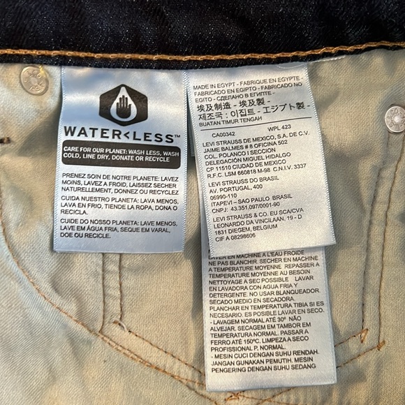 LEVI STRAUSS & CO Men’s 512 Denim Jeans Size W36 L30 - Picture 5 of 6